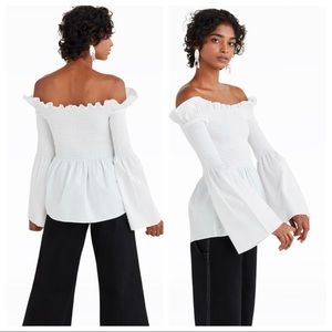 Shaina Mote White top, Small